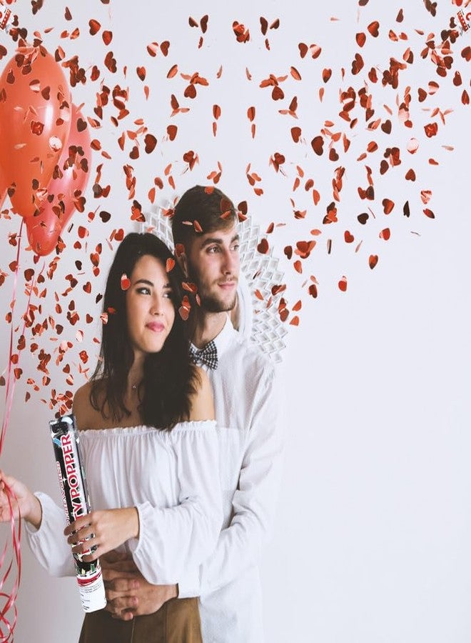 Selibration ألعاب نارية للحفلات بمناسبة أعياد الميلاد على شكل قلب (عبوة من 6 قطع) | ألعاب نارية للحفلات لحفلات الزفاف وغيرها من الاحتفالات (30 سم تقريبًا) - Image 2